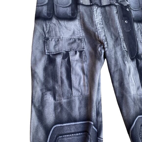 The Punisher Union Suit Pajamas Costume Men’s Size Small One Piece Zip Up Fleece - Picture 4 of 7